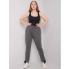 Dámske tepláky plus size RV-DR-6897.53 (Veľkosť 2XL, Farba Tmavá-khaki)