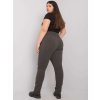 Dámske tepláky plus size RV-DR-6897.53 (Veľkosť 2XL, Farba Tmavá-khaki)
