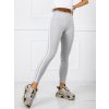 Sivé dámske športové legíny s bavlnou a elastanom, kód BR-LG-11005.84 (Veľkosť L, Farba Čierna)