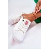 Dámske tenisky big star ff274087 biele-červené / FF274087 WHITE/RED (Veľkosť 39)