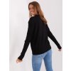 Dámsky sveter farba Čierna kód AT-SW-2326.37X (Farba Čierna, Veľkosť ONE SIZE)