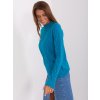 Dámsky sveter farba Tyrkysová kód AT-SW-2326.37X (Farba Tyrkysová, Veľkosť ONE SIZE)