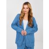 Dámske sako farba Modrá kód IT-MA-FL7703.21P (Farba Modrá, Veľkosť ONE SIZE)
