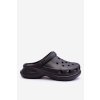 Penové Sandále crocs na robustní podrážce černe katniss / BL22-62 BLACK (Veľkosť 40)