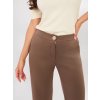 Dámske Nohavice farba Tmavo-béžová kód IT-SP-22209.15 (Farba Tmavo-béžová, Veľkosť ONE SIZE)