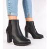 Dámske členkové topánky čierne kód M661 - GM M661 BLACK 38 - GM (Veľkosť 38)