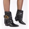 Dámske členkové topánky čierne kód K598 - GM K598 BLACK 38 - GM (Veľkosť 38)