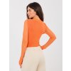 Dámska blúzka formálny štýl pomarančová IT-BZ-21830.04 (Farba Pomarančová, Veľkosť ONE SIZE)