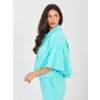 Dámska Bunda farba Tyrkysová kód IT-KR-FL9998.85 (Farba Tyrkysová, Veľkosť ONE SIZE)
