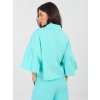 Dámska Bunda farba Tyrkysová kód IT-KR-FL9998.85 (Farba Tyrkysová, Veľkosť ONE SIZE)