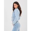 Dámska Bunda farba Svetlo-modrá kód VM-KR-C1132.55 (Farba Svetlo-modrá, Veľkosť XS)