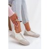 Sneakersy Dámske športové bílá-šedá tarlisse / WX-186 WHITE (Veľkosť 36)