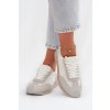 Sneakersy Dámske športové bílá-šedá tarlisse / WX-186 WHITE (Veľkosť 36)