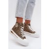 Dámske tenisky na platforme s leopardím vzorem meloria / A88-211 LEOPARD (Veľkosť 36)