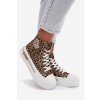 Dámske tenisky na platforme s leopardím vzorem meloria / A88-211 LEOPARD (Veľkosť 36)