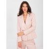 Dámske sako farba Svetlo-ružová kód IT-MA-FL10092.15 (Farba Svetlo-ružová, Veľkosť S/M)