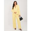 Dámske sako farba Svetlo-žltá kód IT-MA-FL10092.15 (Farba Svetlo-žltá, Veľkosť S/M)