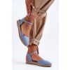Dámske espadrilles na platforme big star ff274532 modré / FF274532 NIEBIESKI (Veľkosť 37)