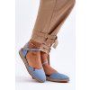 Dámske espadrilles na platforme big star ff274532 modré / FF274532 NIEBIESKI (Veľkosť 37)
