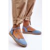 Dámske espadrilles na platforme big star ff274532 modré / FF274532 NIEBIESKI (Veľkosť 37)