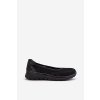 Baleríny na platforme a kotníčky čierne aviaba / 24TX02-7656 BLK (Veľkosť 39)