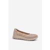 Baleríny na platforme a koturny béžove aviaba / 24TX02-7656 BEIGE (Veľkosť 36)