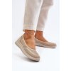 Baleríny na platforme a koturny béžove aviaba / 24TX02-7656 BEIGE (Veľkosť 36)