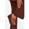 Dámske nazouváky na platforme s prackami camel mareline / 78-190 CAMEL (Veľkosť 36)