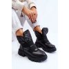 Dámske botky s izolací čierne feritos / SG-175 BLACK (Veľkosť 40)