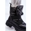 Dámske botky s izolací čierne feritos / SG-175 BLACK (Veľkosť 40)