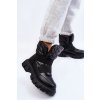 Dámske botky s izolací čierne feritos / SG-175 BLACK (Veľkosť 40)