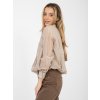 Dámska blúzka formálny štýl béžová IT-BZ-29261.08P (Farba Béžová, Veľkosť ONE SIZE)