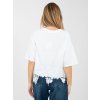 Dámska blúzka s podtlačou biela IT-BZ-JL07.71 (Farba Biela, Veľkosť ONE SIZE)