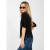 Dámska blúzka s podtlačou čierna IT-BZ-JL13.82 (Farba Čierna, Veľkosť ONE SIZE)
