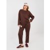 Dámske Komplet farba Tmavo-hnedá kód IT-KMPL-20583.14P (Farba Tmavo-hnedá, Veľkosť ONE SIZE)