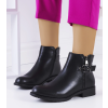 Čierna klasika botki Manila K122010/A BLACK (Veľkosť 38)