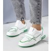 Dámske topánky tenisky biele kód AD-585 - GM AD-585 GREEN 38 - GM (Veľkosť 38)