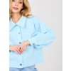 Dámska Bunda farba Svetlo-modrá kód IT-KR-FL10071.50 (Farba Svetlo-modrá, Veľkosť ONE SIZE)