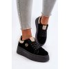 pol pl Sneakersy Damskie Na Platformie Czarne Eshen 30507 6
