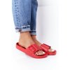 Červené dámske módne šľapky NAJ.SK, kód produktu FF274A385 RED (Veľkosť 36)