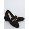 Čierne dámske mokasíny, kód produktu NJSK T395 (Veľkosť 37)