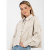 Dámska Bunda farba Béžová kód IT-KR-FL9993.77 (Farba Béžová, Veľkosť ONE SIZE)