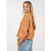 Dámska Bunda farba Tmavo-pomarančová kód IT-KR-FL9993.77 (Farba Tmavo-pomarančová, Veľkosť ONE SIZE)