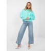 Dámska Bunda farba Tyrkysová kód IT-KR-FL9993.77 (Farba Tyrkysová, Veľkosť ONE SIZE)