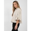 Dámska Bunda farba Béžová kód IT-KR-FL9998.85 (Farba Béžová, Veľkosť ONE SIZE)