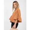 Dámska Bunda farba Tmavo-pomarančová kód IT-KR-FL9998.85 (Farba Tmavo-pomarančová, Veľkosť ONE SIZE)