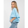 Dámska Bunda farba Svetlo-modrá kód IT-KR-FL9998.85 (Farba Svetlo-modrá, Veľkosť ONE SIZE)