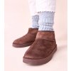 Čokoládové snehule s kožušinkou Elriee 6353 BROWN 38 - GM (Veľkosť 39)