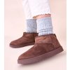 Čokoládové snehule s kožušinkou Elriee 6353 BROWN 38 - GM (Veľkosť 39)