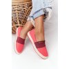 Espadrilky na pletené podrážce big star hh274478 červené / HH274478 RED (Veľkosť 41)
